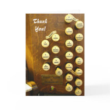 Carte de remerciements vierge - Mon organe idéal