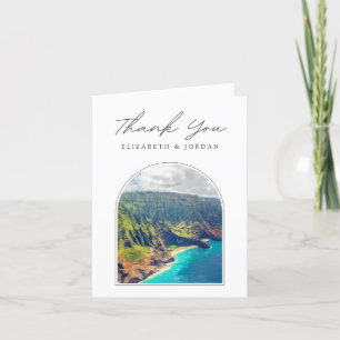 Carte de remerciements vierge photo Kauai