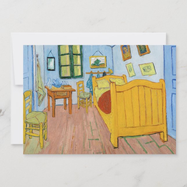 Carte De Remerciements Vincent Van Gogh - Chambre de Vincent à Arles (Devant)