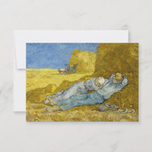 Carte De Remerciements Vincent Van Gogh - Mion, Repos / Travail / Siesta