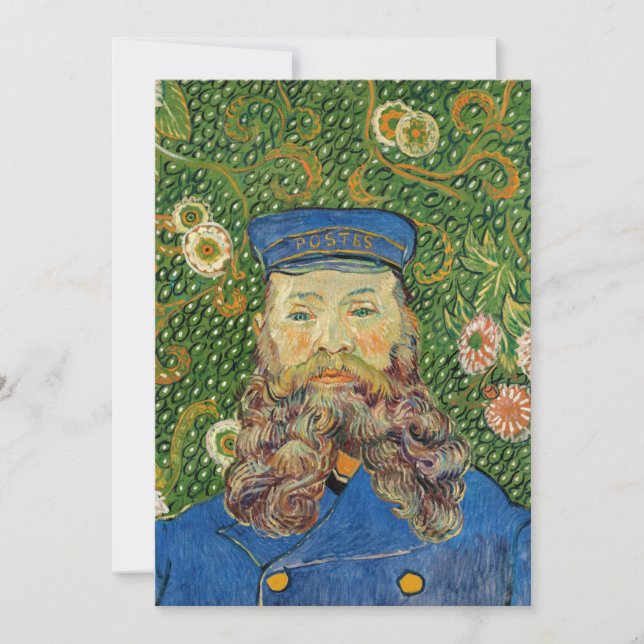 Carte De Remerciements Vincent Van Gogh - Postman Joseph Roulin (Devant)