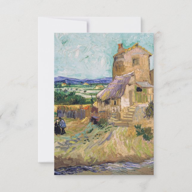 Carte De Remerciements Vincent van Gogh - The Old Mill (Devant)