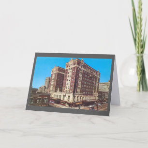 Carte De Remerciements Vintage Hotel Gary, Indiana