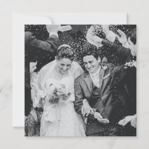 Carte De Remerciements Vintage Rose en dentelle rose Carré Mariage Photo