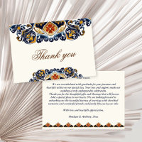 Vintage Talavera Azulejo carreaux bleu mariage