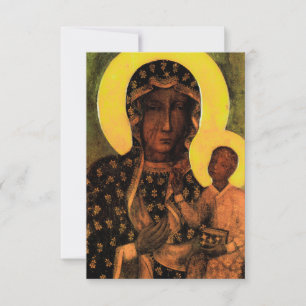 Carte De Remerciements Virgin Mary