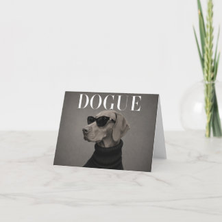 Carte De Remerciements Vizsla Luxury Editorial Dog Thank You Card