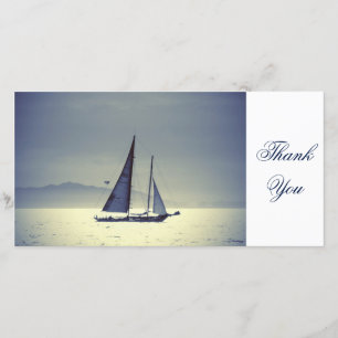 Carte De Remerciements Voile