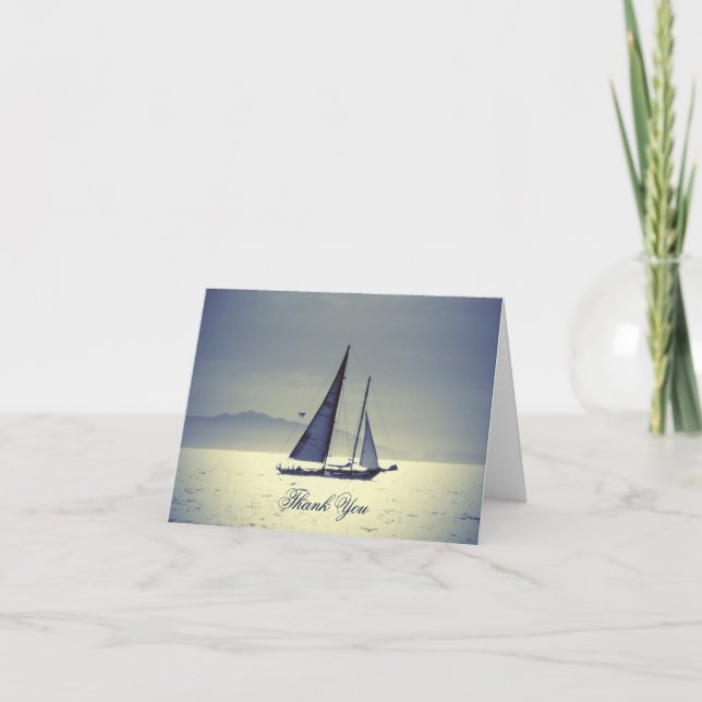 Carte De Remerciements Voile (Devant)