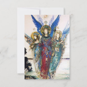 Carte De Remerciements "Voix du soir" par Gustave Moreau