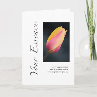 Carte De Remerciements Votre Tulipe d'essence