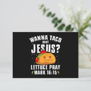 Carte De Remerciements Voulez-vous un Taco sur Jésus Cinco de Mayo Chréti