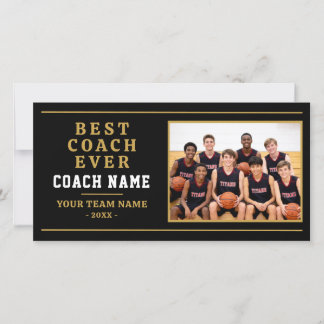 Carte De Remerciements Vous Avez Survécu À Nous Coach Photo Drôle