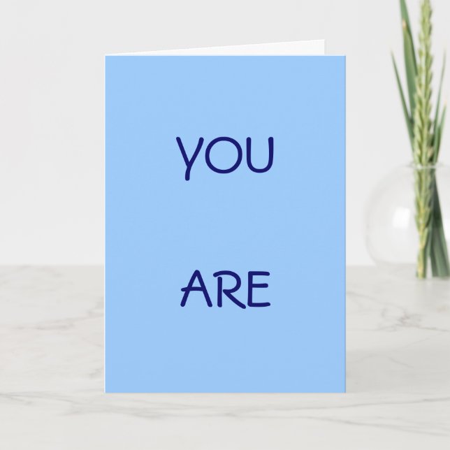 Carte De Remerciements Vous êtes mon HERO (Devant)