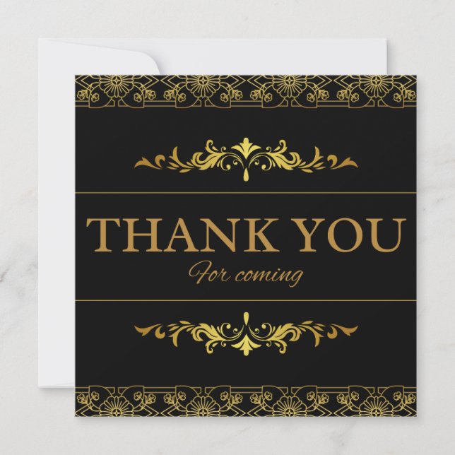 Carte De Remerciements Vous êtes toujours bienvenus Gratitude pour votre  (Devant)