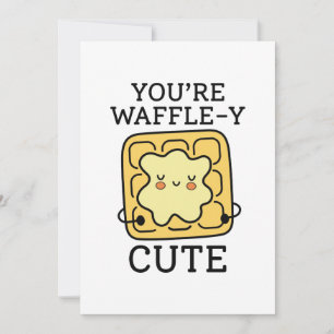 Carte De Remerciements Vous êtes Waffle-Y mou