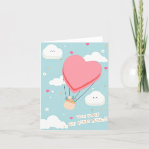Carte De Remerciements Vous Faites Flotter Mon Coeur - Valentine