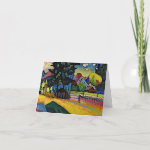 Carte De Remerciements Vue de Murnau par Wassily Kandinsky