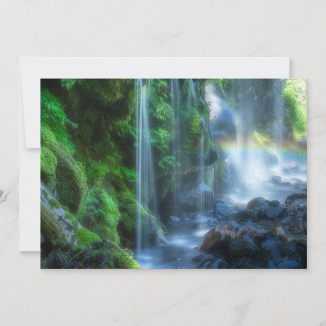 Carte De Remerciements Waterfalls | Shinmata Ravine, Japan (Devant)