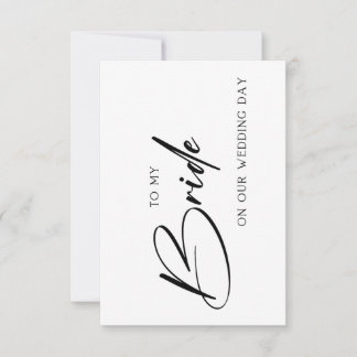 Carte De Remerciements Wedding Card for Your Bride or Groom