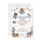 Western Rustic Boho Little Cowboy Baby shower