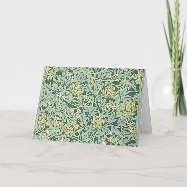 Carte De Remerciements William Morris, Jasmine (Devant)