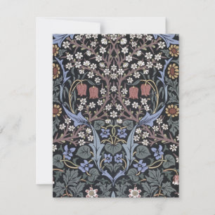 Carte De Remerciements William Morris - Motif Blackthorn