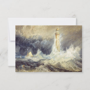 Carte De Remerciements William Turner - Phare de Bell Rock