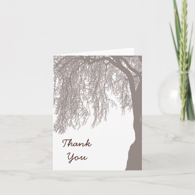 Carte De Remerciements Willow (Devant)
