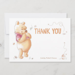 Carte De Remerciements Winnie l'ourson Remerciement pour un premier ann