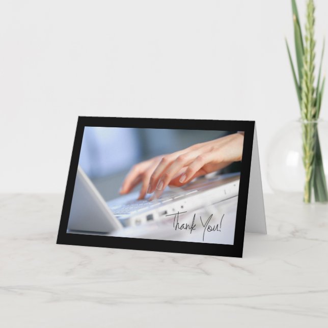 Carte De Remerciements With Appreciation for Administrative Professionals (Devant)