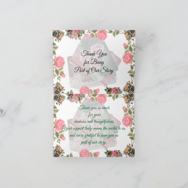 Carte De Remerciements With Heartfelt Thanks (Intérieur)