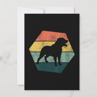 Carte De Remerciements Womens Vintage Hexagon Rottweiler Venin Rottweiler