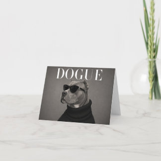 Carte De Remerciements XL American Bully Luxury Dog Thank You Card