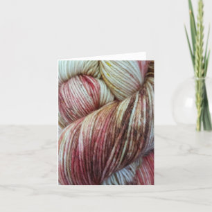 Carte De Remerciements Yarn card