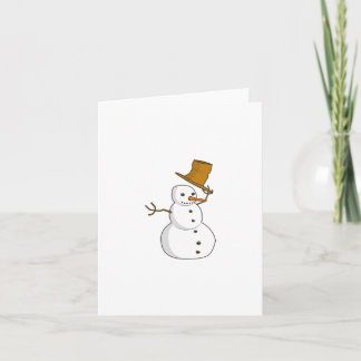 Carte De Remerciements You Snowman