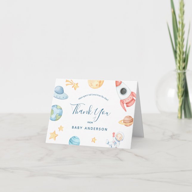 Carte De Remerciements You Thank (Devant)