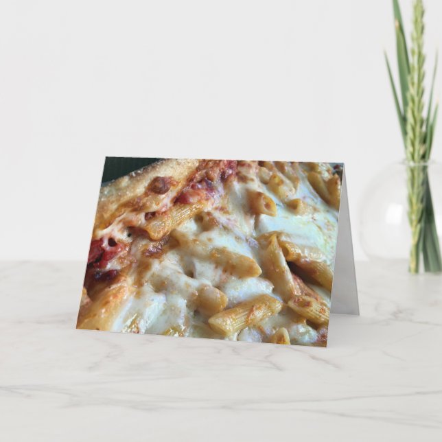 Carte De Remerciements Ziti Pizza (Devant)