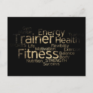Carte de remise en forme Grunge