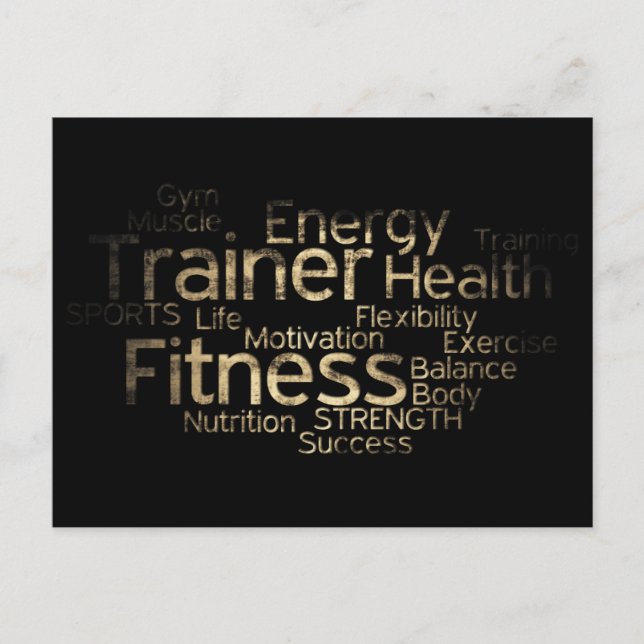 Carte de remise en forme Grunge (Devant)