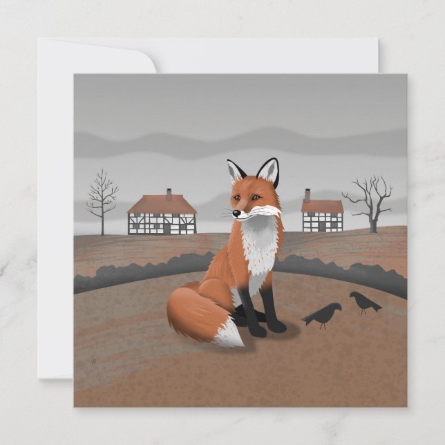 Carte de renard (Devant)
