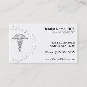 Carte de rendez-vous / affaires pour dentiste