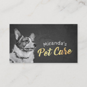 Carte De Rendez-vous Animaux de compagnie assis Bain et Grooming Salon 