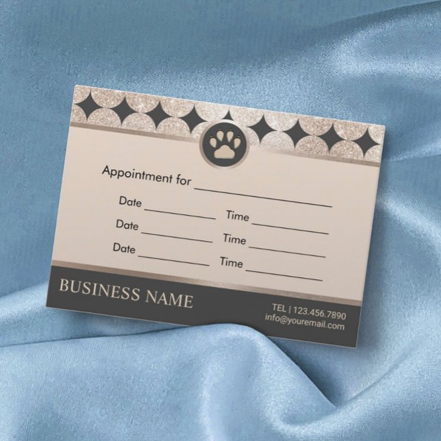 Carte De Rendez-vous Animaux domestiques Salon pour animaux de compagni (Créateur téléchargé)