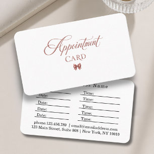 Carte De Rendez-vous Arc Élégant Rosé Or Blanc Salon