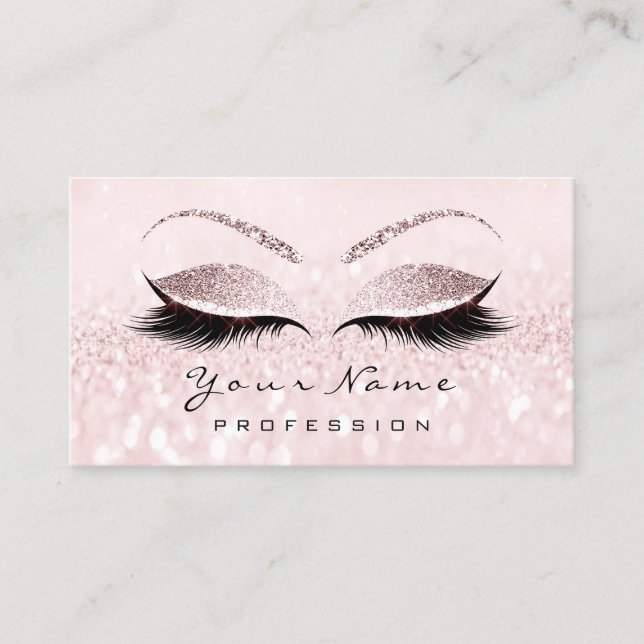 Carte de rendez-vous avec l'extension Maquillage R (Devant)