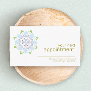 Carte de rendez-vous Blue Lotus Health and Wellnes