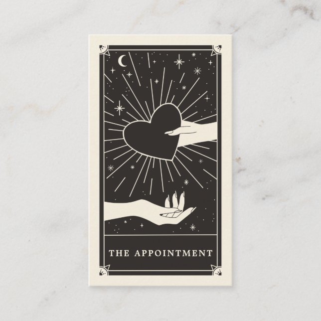 Carte de rendez-vous Boho Tarot (Devant)