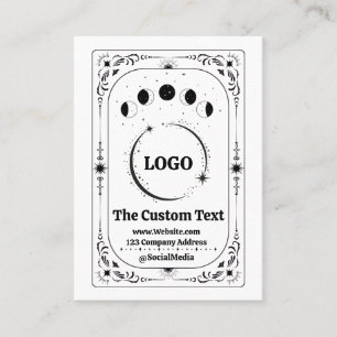 Carte De Rendez-vous Cadeau publicitaire de marque de tarot de logo per