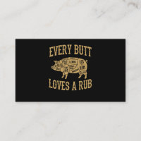 Chaque Beurre Aime Un Bon Rub Drôle Porc BBQ